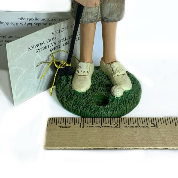 Vintage House of Lloyd Saturday Golf Woman Figurine Sculpture Weekday Women 8 in - Picture 9 of 16
